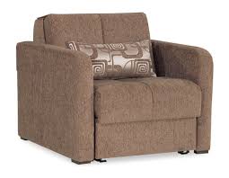 This convertible chair is an ideal for small living spaces, this chair easily converts to a chaise lounge or bed, creating an extra bed. Ferra Fashion Brown Convertible Chair By Casamode