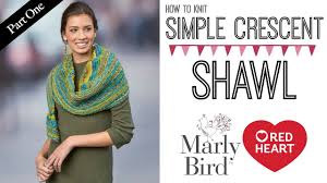 And the sizes range from small. How To Knit Simple Crescent Shawl Youtube