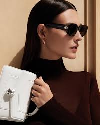 The captivating Vittoria Ceretti, model and Bvlgari Brand Ambassador,  epitomizes the bold elegance of the Spring/Summer 2024 Women's Eyewear  collection, inspired by the Maison's iconic jewelry.