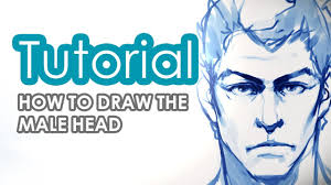 How To Draw A Male Head Tutorial Youtube Male head (drawing the head and hands). how to draw a male head tutorial