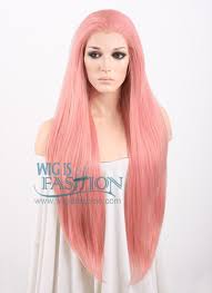 Pastel Pink Straight Lace Front Synthetic Wig Lw238b Wig Hairstyles Wigs Lace Front Wigs