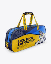 Badminton Bag Mockup Half Side View In Apparel Mockups On Yellow Images Object Mockups In 2020 Badminton Bag Bag Mockup Design Mockup Free