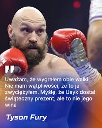 Mocny kandydat do CYTATU WEEKENDU 🔥 Usyk czy Fury❓