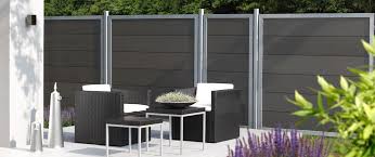 Design Wpc Alu Breite 1800 Mm Sichtschutz Garten Zaun Sichtschutz Garten Trennwand Garten