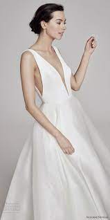 Suzanne Neville 2019 Wedding Dresses Wedding Inspirasi Plain Wedding Dress Minimal Wedding Dress V Neck Wedding Dress