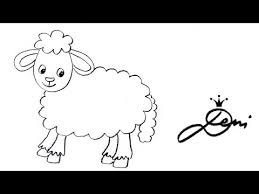 Schaf bilder zum ausdrucken malvorlagen shaun das schaf. Schaf Aus Einer Wolke Zeichnen Schnell Einfach How To Draw A Sheep For Children Ovca Youtube