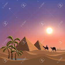 Free download 63 best quality cartoon camel drawing at getdrawings. Cartoon Illustration Of Oasis In The Desert Caravan Of Camels Royalty Free Cliparts Vectors And Stock Illustration Image 68975002