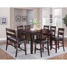 ← dining room sets with bench seating for small spaces. Dining Room Dining Room Sets Maldives 2760 8 Pc Counter Height Dining Set At Casa Mia Furniture