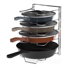 Simple Houseware Kitchen Pan And Pots Organizer In 2020 Pan Organization Pot Organization Pots And Pans