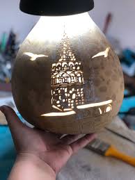 Gourd Lamp Istanbul Galata Su Kabagi Dekorasyon