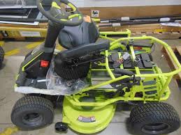 Welcome to the world of convenience. Ryobi 38 In Battery Electric Riding Lawn Mower Ry48110 Mn Home Outlet Burnsville 104 Saturday Pick Up Only 10 00am 2 00pm K Bid