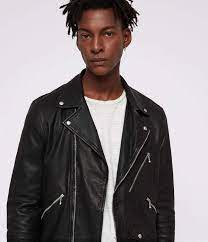 Allsaints Holt Biker Jackets Revival Clothing Leather Jacket