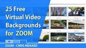 Select a background image from the default options included with. Zoom 25 Free Virtual Video Backgrounds By Chris Menard Youtube
