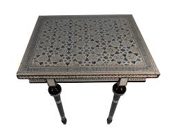 Category 1910s islamic vintage moroccan coffee and cocktail tables. Handmade Mother Of Pearl Moroccan Rectangular Coffee Table