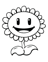 Plants Vs Zombies Coloring Pages Pea Shooter Sunflower Coloring Pages Plants Vs Zombies Birthday Party Plants Vs Zombies