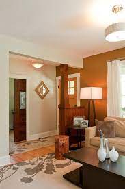 No Entry Hall Create The Illusion Of One Craftsman Living Room Living Room Remodel Boston Living Room