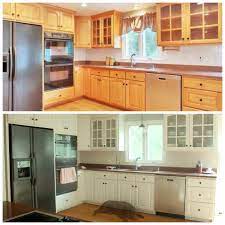 See how 7 homeowners repainted cabinets and change the entire look of if you're considering a cabinet makeover, here is a little eye candy to get your wheels turning on what possibilities lie behind those oak cabinets you've. Refinishing Cabinets With Rust Oleum Cabinet Transformations Diy Kitchen Cabinets Makeover Kitchen Cabinets Makeover Diy Kitchen Cabinets