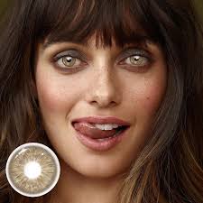 Braune Kontaktlinsen