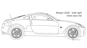 Some of the colouring page names are nissan 350z 2005 3 plans and blue s of cars trailers ships, nissan skyline coloring at colorings to and, nissan 350z line art by alexmike on deviantart, 350z outline vector by edyx on deviantart, nissangtr coloring coloring book. Super Car Nissan 350z Coloring Page Cool Car Printable Free Coloring And Drawing