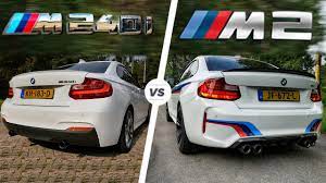 The starting msrp for the m240i is set at $44,450, while the m2 has. Bmw M2 Vs M240i Acceleration Sound Autobahn Pov Test Drive Youtube