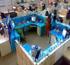 Consider the place before you add decorations. Pin By Nichole Johnson On Cubicle Space In 2020 Cubicle Decor Cubicle Decor Office Cubicle Makeover