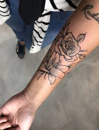 The rose must be the oldest and most popular flower used for tattoo designs. Tattoo Forearm Forearm Tattoos Lily Flower Tattoos Lily Tattoo