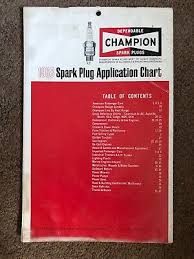 Vintage 1979 Champion Master Application Catalog 5 Spark