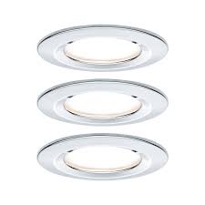 Let us know on facebook what your favorite new products were for 2022. Led Recessed Luminaire Nova Basic Set Rigid Ip44 Round 78mm Coin 3x6 5w 3x460lm 230v 2700k Chrome Version 3 Piece Set Colour Chrome Form Round
