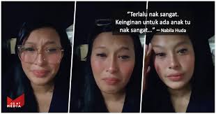 My heart is broken already, it's to late to say sorry. Saya Kesian Dekat Suami Lama Dia Tunggu Nabila Huda Keguguran Buat Kali Kedua