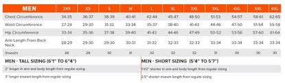 Size Chart Raveling Sports