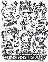 Freebie Frida Kahlo Coloring Page Frida Kahlo Coloring Pages Frida Kahlo Art