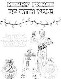 Top 25 free printable star wars coloring pages online. Star Wars Christmas Coloring Pages For Kids Drawing With Crayons
