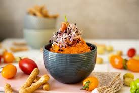 Wurzig Und Vegan Grunkern Dip Mit Paprika Pop Up Girl Rezept Lebensmittel Essen Snack Ideen Vegetarische Gerichte