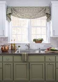 Look of plantation shutters at your window for window valance ideas for kitchen. Kitchen Valance Ideas Kitchen Window Valances Valance Window Treatments Farmhouse Style Kitchen