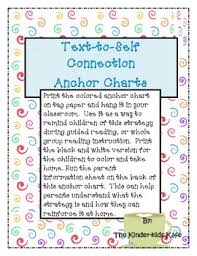 Text To Self Connection Anchor Charts