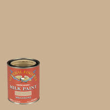 Pros & cons and my impression of the top four popular milk paints: General Finishes 1 Qt Millstone Interior Exterior Milk Paint Gf Qmi The Home Depot