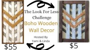 Check spelling or type a new query. Boho Wooden Wall Decor Look For Less Challenge Youtube