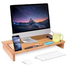 New Style Multi Monitor Stand Wood With Usb Ce Ccc Iso View Multi Monitor Stand Oem Product Details From Xiamen Refined Bam Trading Co Ltd On Alibaba Com Monitor Stand Printer Stand Storage