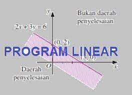 Maybe you would like to learn more about one of these? Materi Program Linear Pengertian Rumus Contoh Soal