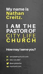 Available in several quantities of 100, 300, 500 and 1000. Design Your Church Business Card By Nathancreitz Fiverr