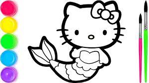 Apalagi kalau gambar mewarnai nya sudah siap. Hello Kitty I 2 Menggambar Dan Mewarnai Untuk Anak Anak Youtube