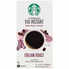 You get barista quality coffee and tea in seconds with any temperature of water! Starbucks Via Instant Italian Dark Roast Instant Coffee Packets 8 Ct 0 93 Oz Kroger