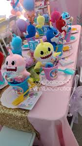 Baby Shark Pink Baby Boy 1st Birthday Party Shark Birthday Party Baby Boy 1st Birthday