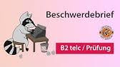 Kostenlos mit hinweisen, tipps und textbausteinen als vorlage nachbarschafsbrief geburtstagsfeier / cameron herr. Brief Schreiben Schriftliche Prufung B2 Telc Youtube