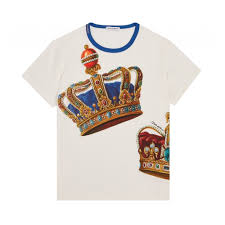 Dolce & gabbana is an italian luxury fashion house founded in 1985 in legnano by italian designers domenico dolce and stefano gabbana. Dolce Gabbana D G Kids White Crown T Shirt Maison Threads