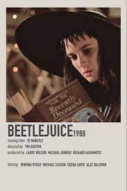 Beetlejuice 1988 Movie Posters Minimalist Polaroid Movie Poster Film Posters Minimalist