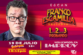 Franco escamilla's age is 40. Franco Escamilla At Hollywood Improv 9470085