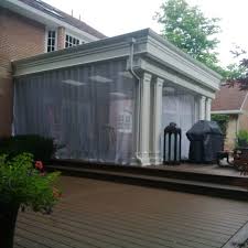 Outdoor Curtains Mosquito Drapes Porch Screens Modern Verandah Toronto By Rescom Designs Houzz Au