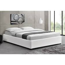 Le lit 140x190 sixties apportera une touche vintage à la chambre de votre ado ! Lit Kennington Structure De Lit Blanc Avec Coffre De Rangement Integre 140x190 Cm 212774