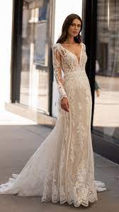 Pronovias Andrews Gown In 2021 Wedding Dress Long Sleeve Pronovias Wedding Dress Wedding Dress Shopping